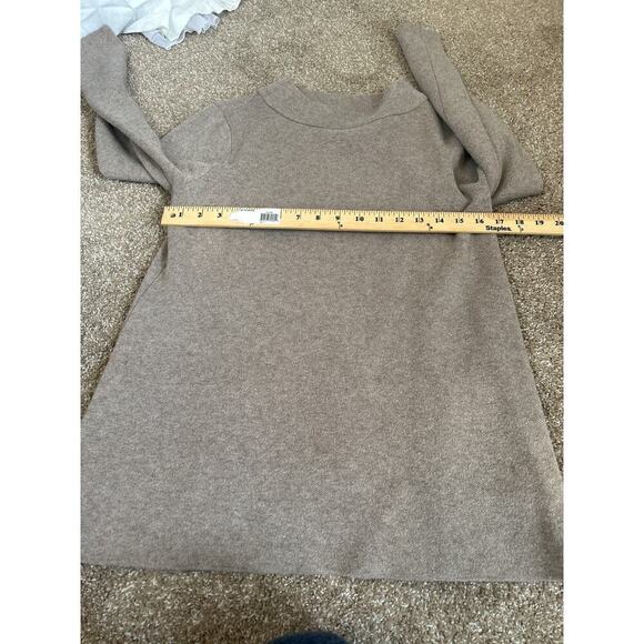Apt. 9 Mock neck sweater beige/tan long sleeve SZ M long torse fit - Picture 6 of 8